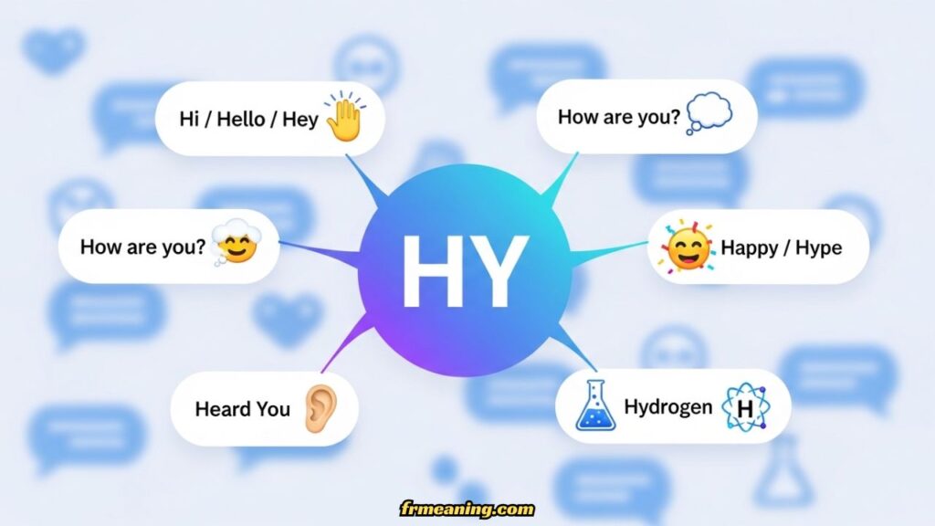 Different Meanings of HY in Chat