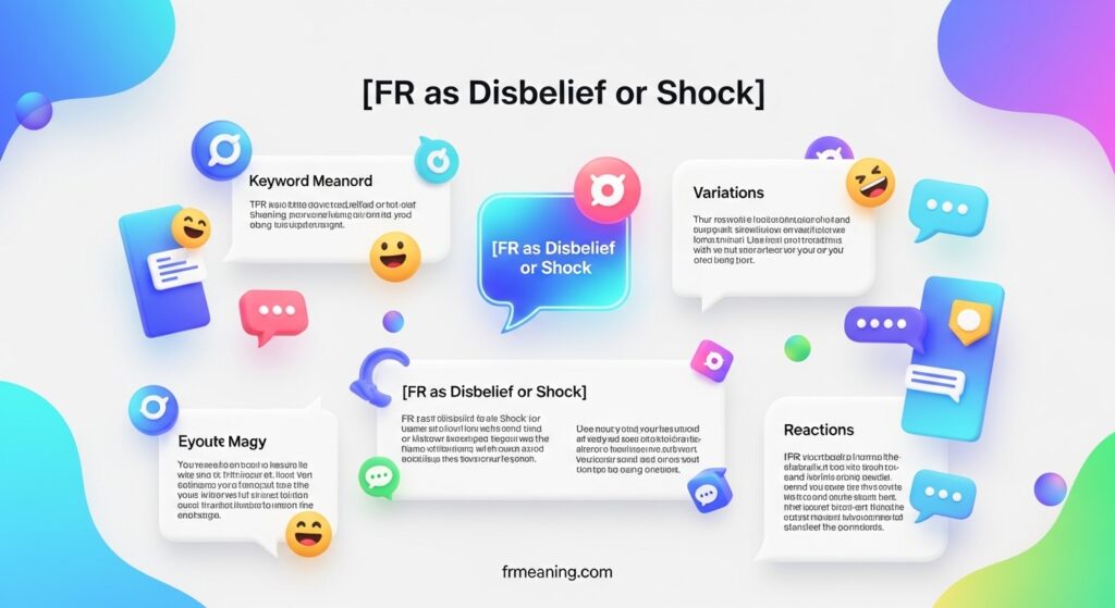 FR as Disbelief or Shock
