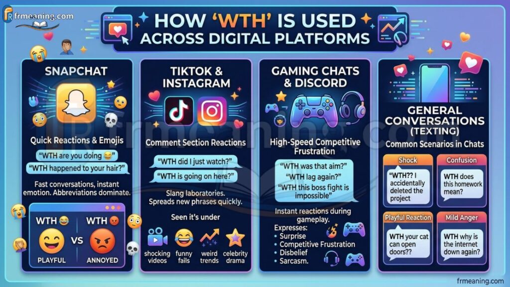 How WTH Is Used in Texting & Social Media