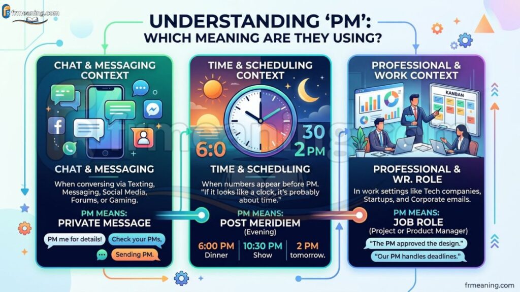 How to Know Which PM Meaning Someone Is Using