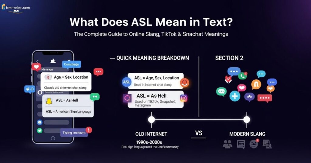 What Does ASL Mean in Text