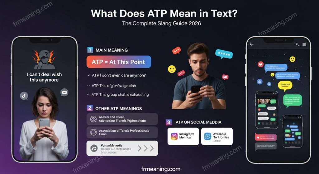 What Does ATP Mean in Text