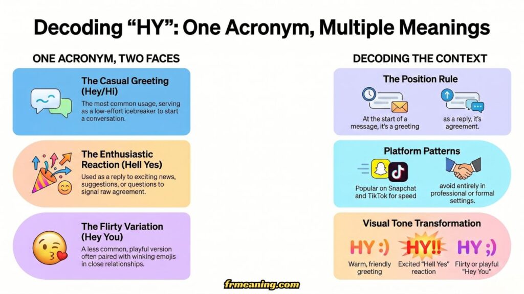 What Does HY Mean in Text