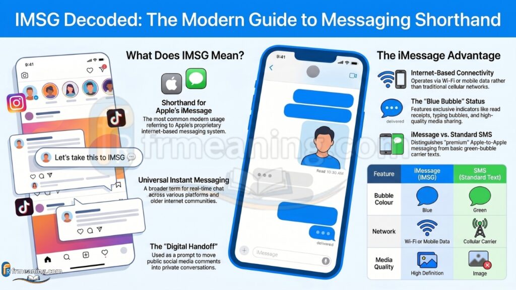 What Does IMSG Mean in Text