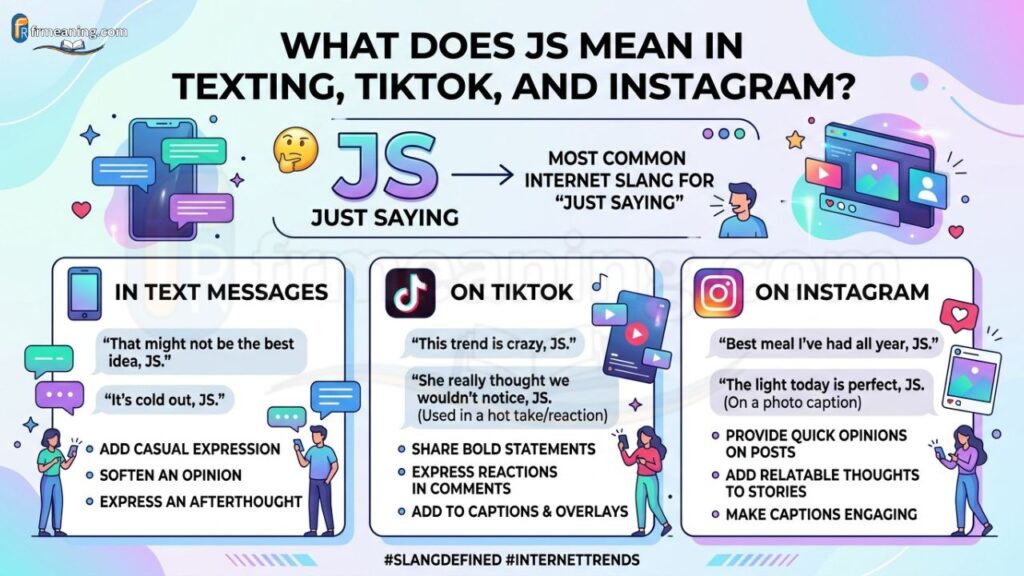 What Does JS Mean in Texting,