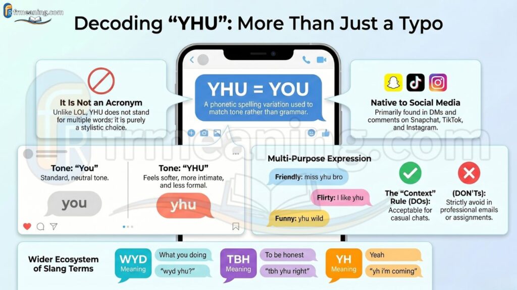 What Does YHU Mean in Text