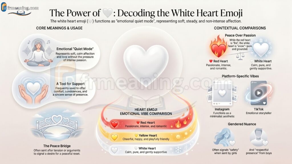 What Does a White Heart Mean in Text