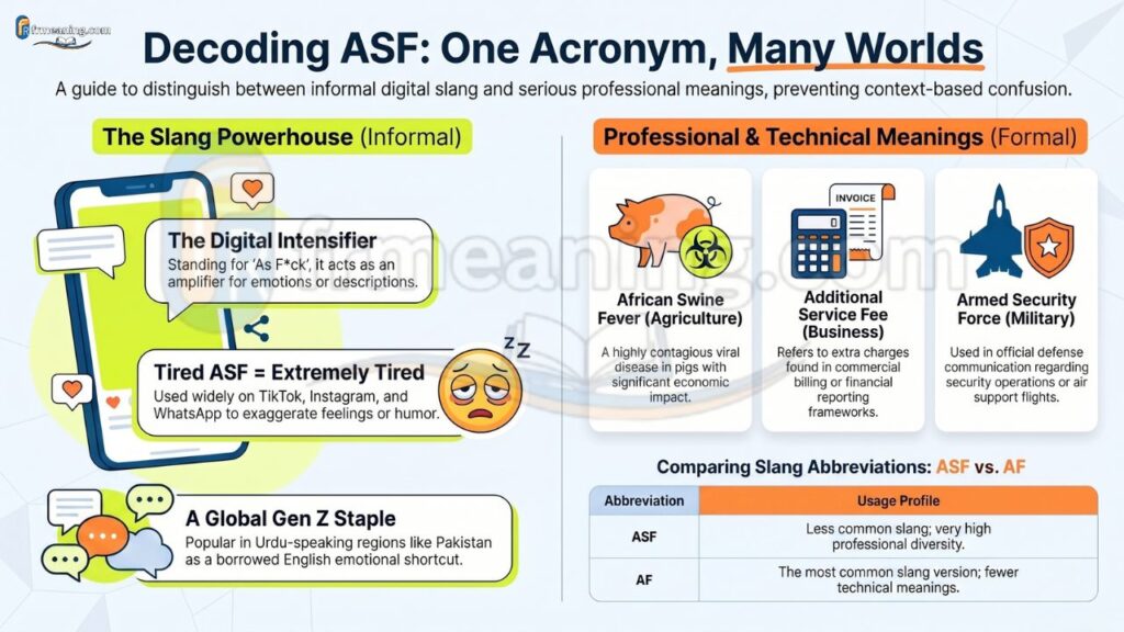 ASF Meaning in Text