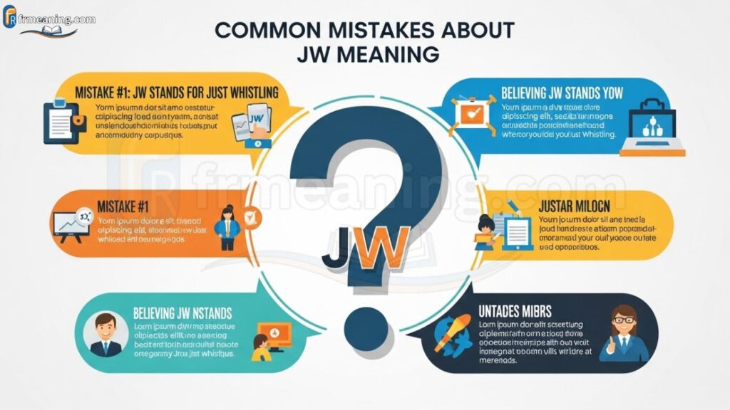 Common Mistakes About JW Meaning