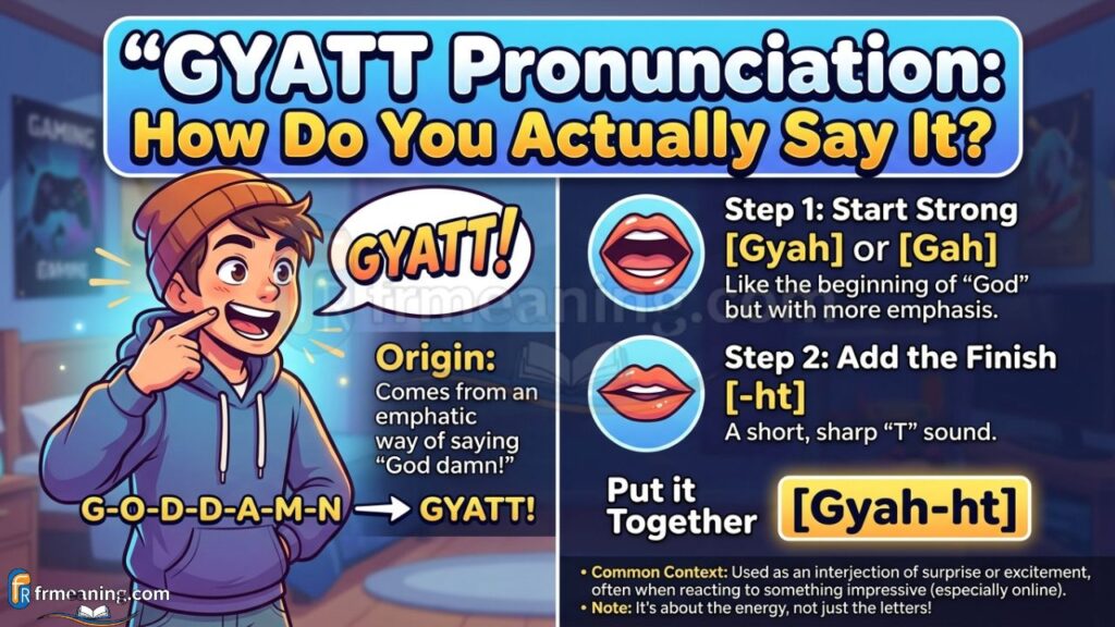 Gyatt Pronunciation How Do You Actually Say It