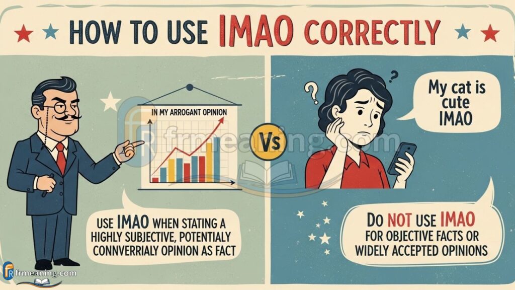 How to Use IMAO Correctly