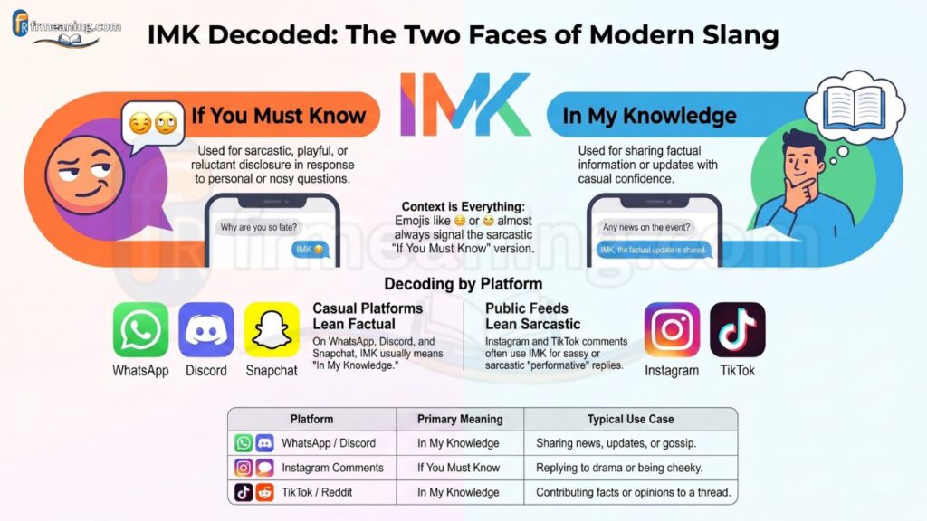 IMK Meaning in Text