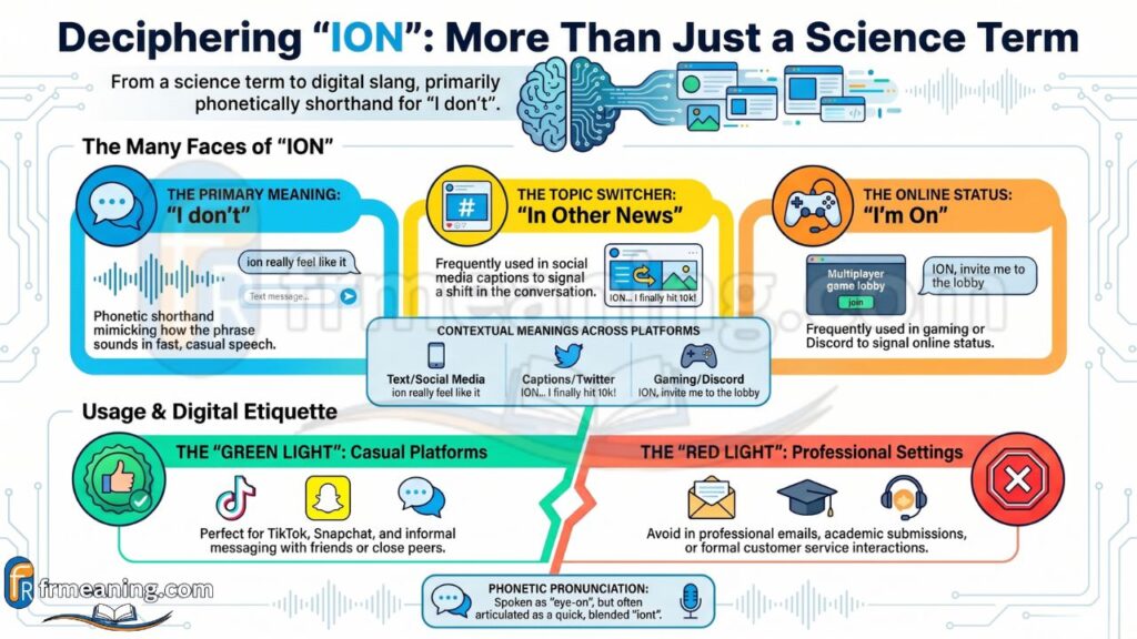 ION Meaning in Text