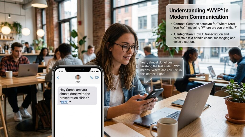 WYF in AI Messaging and Voice-to-Text Contexts