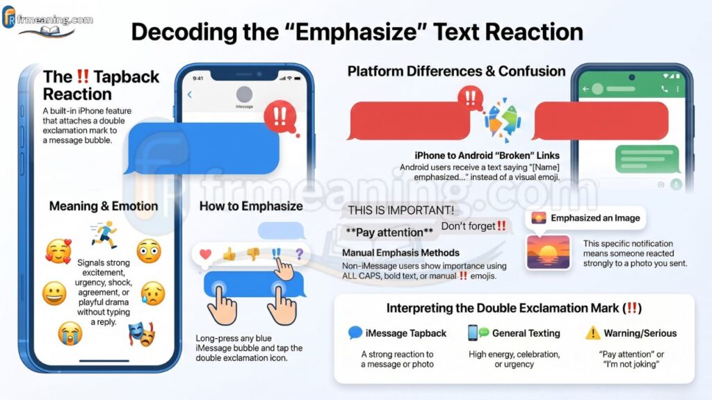 What Does Emphasize Mean in Text