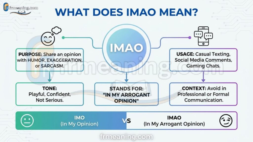What Does IMAO Mean in Text