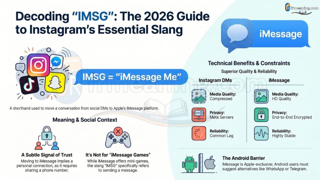 What Does IMSG Mean in Text on Instagram