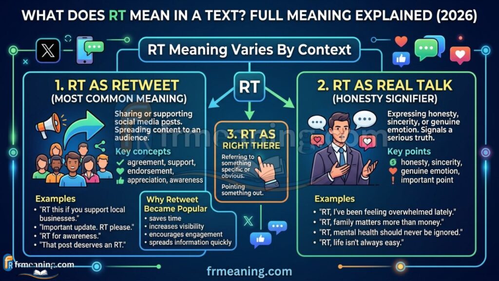 What Does RT Mean in a Text