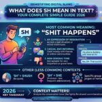 What Does SH Mean in Text