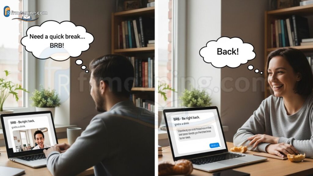 Why People Use BRB in Online Communication