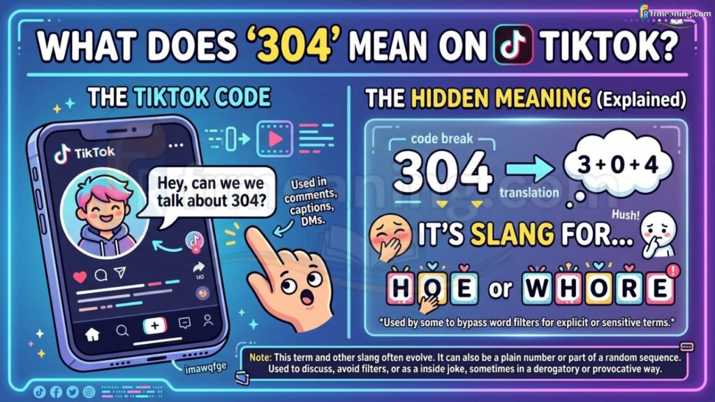 304 Meaning on TikTok
