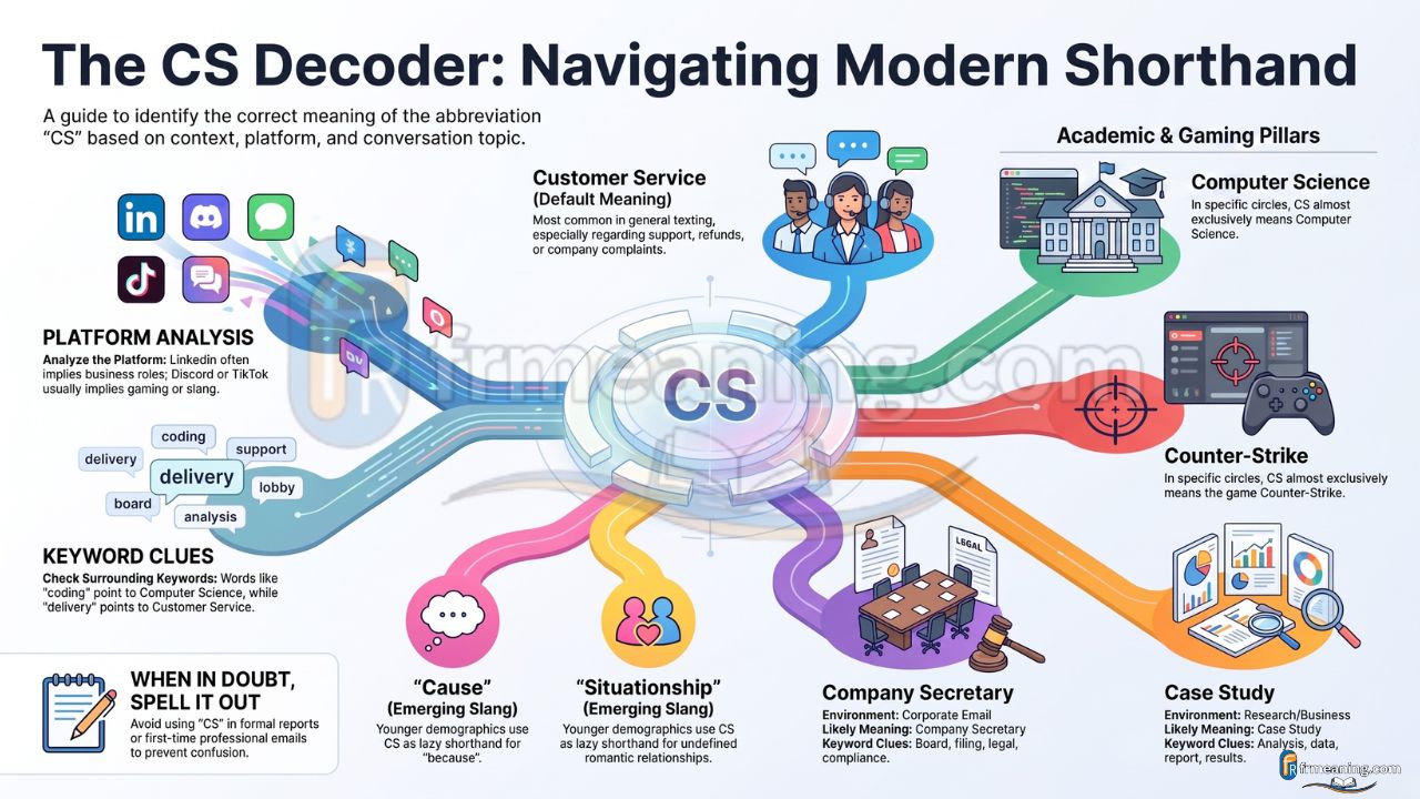 CS Meaning in Text