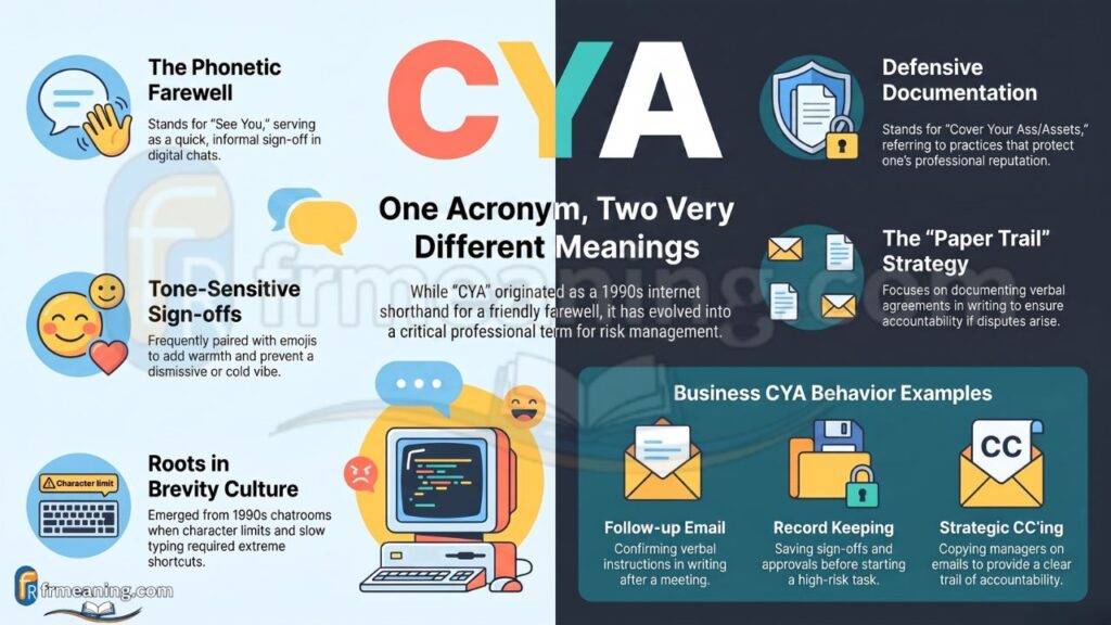 CYA Meaning in Text