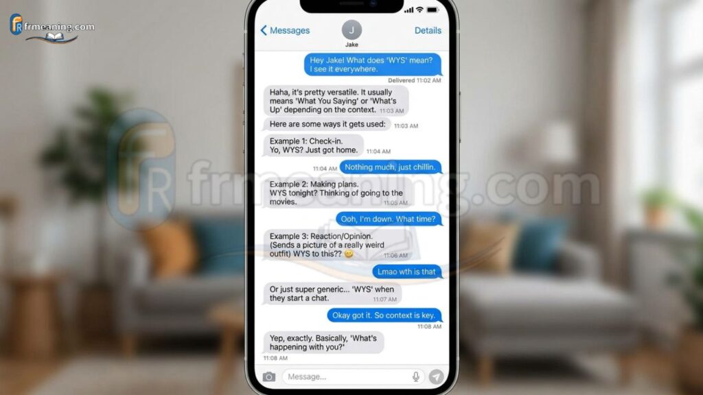 Common Examples of WYS in Text Messages