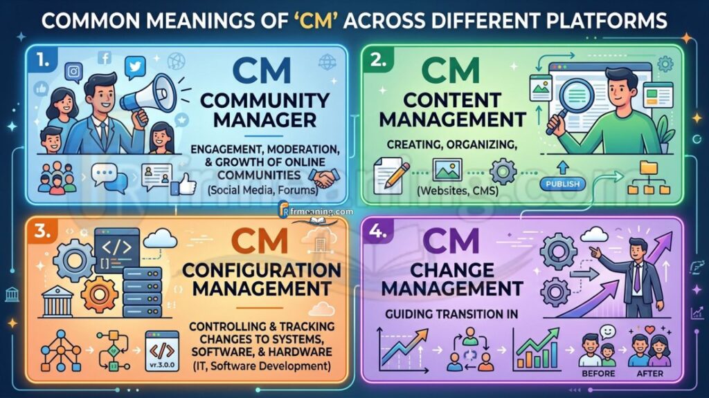 Common Meanings of CM Across Different Platforms