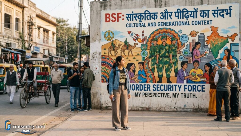 Cultural And Generational Context Of BSF