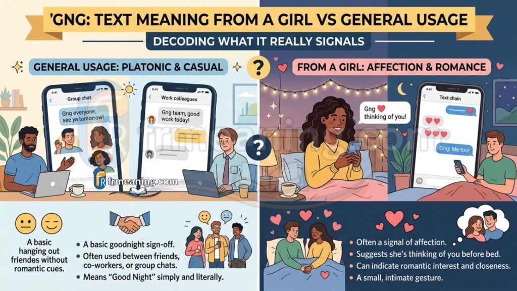 GNG Meaning in Text From a Girl vs General Usage