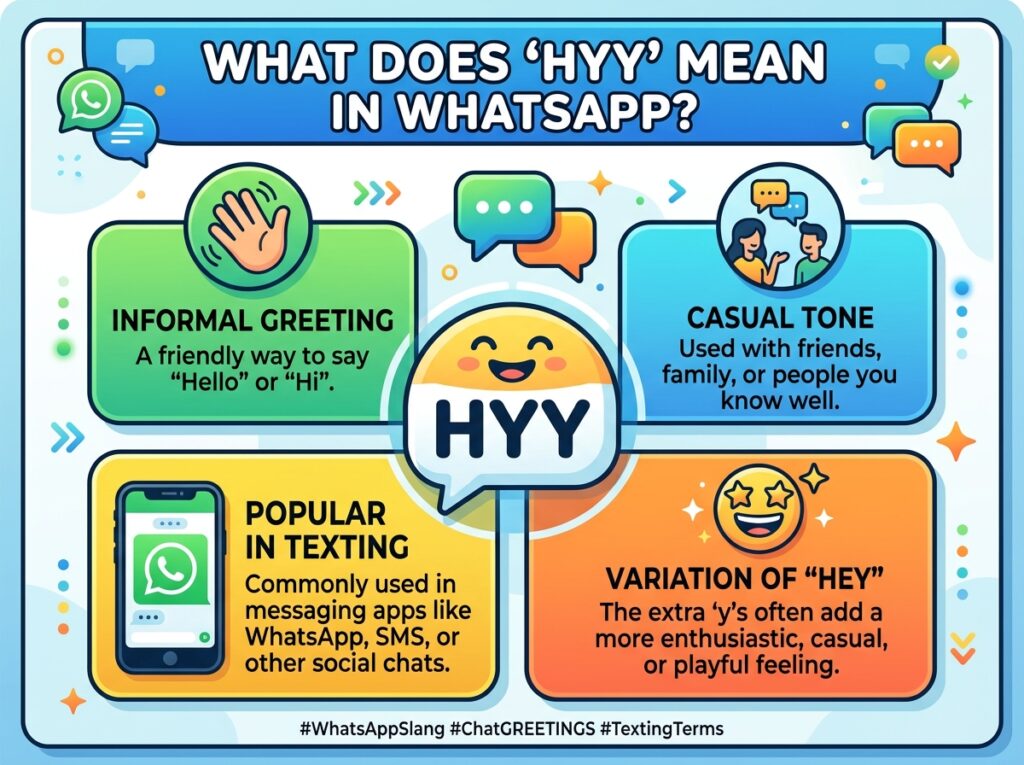 Hyy Meaning in WhatsApp