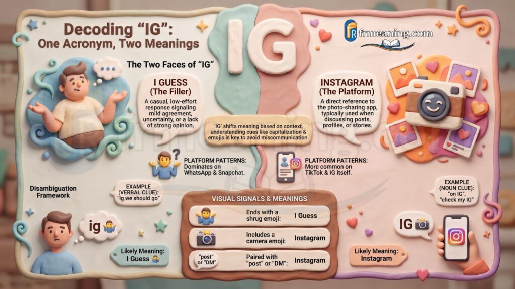 IG Meaning in Text