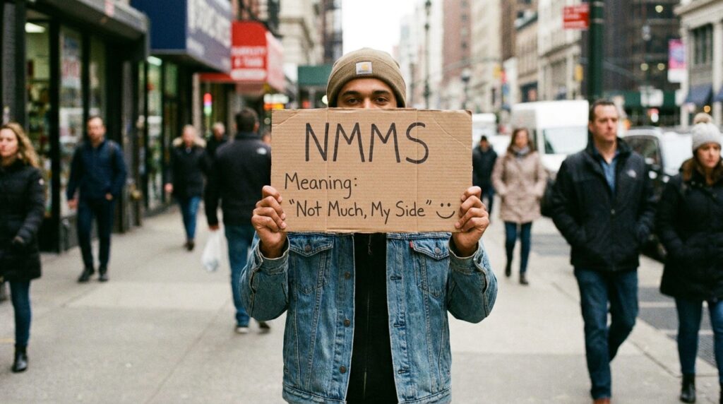 NMMS Meaning in English — Not Much, My Side