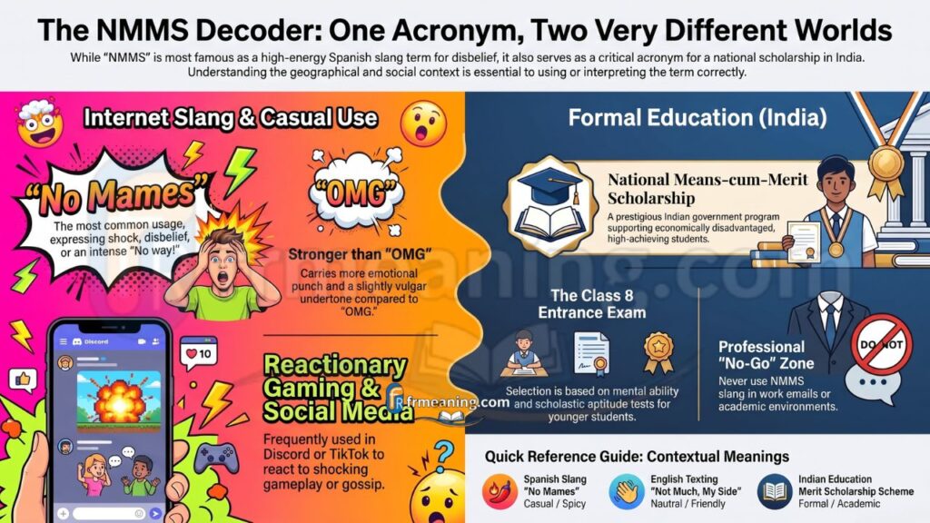 NMMS Meaning in Text