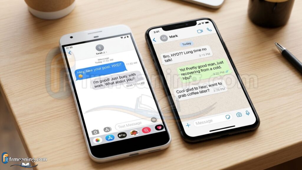Real-Life Examples of HYD in Text Messages