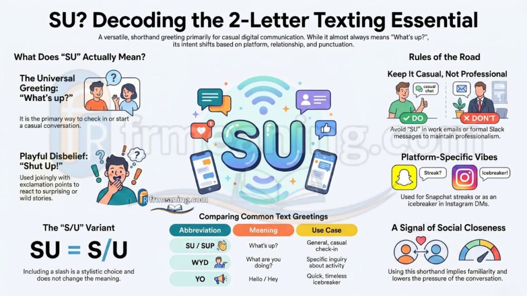 SU Meaning in Text Revealed
