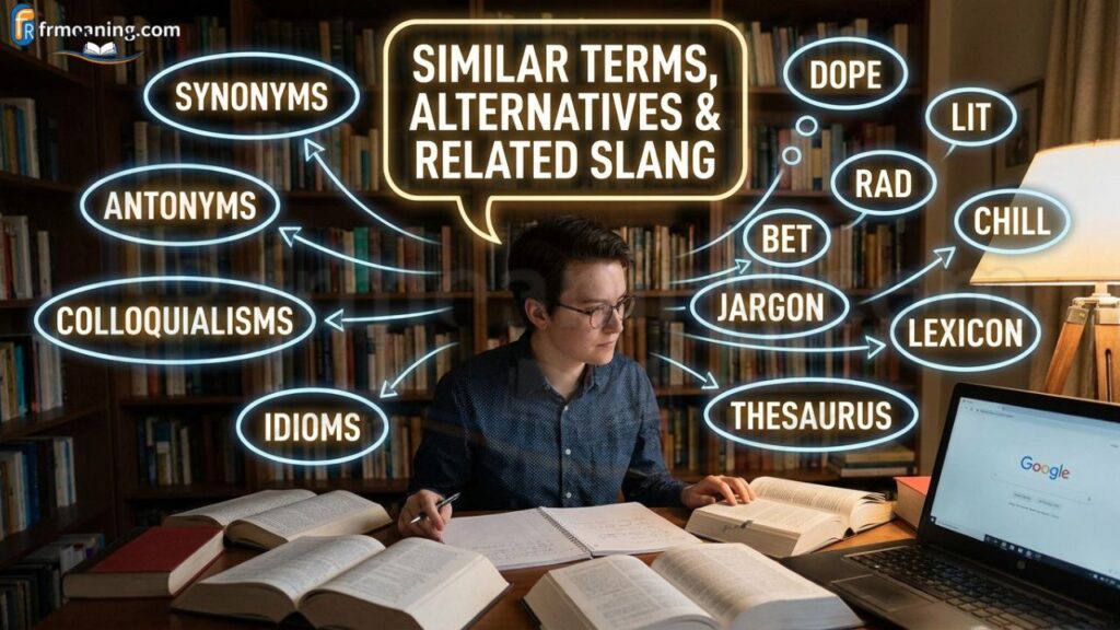 Similar Terms, Alternatives & Related Slang