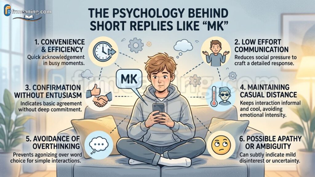 The Psychology Behind Short Replies Like MK