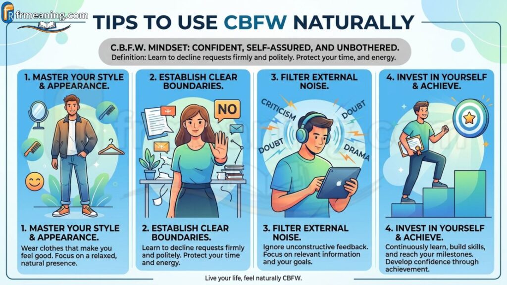Tips to Use CBFW Naturally