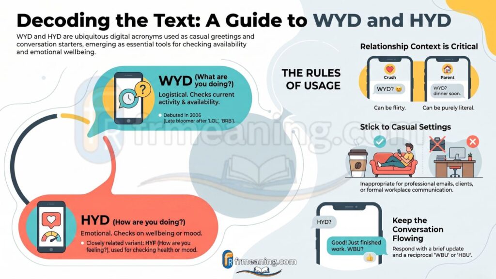 What Do "WYD" and "HYD" Mean