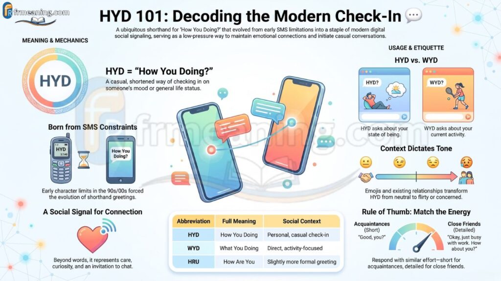 What Does HYD Mean in Text