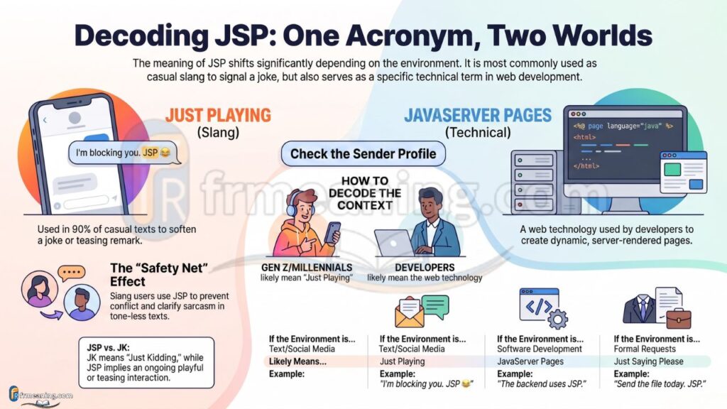 What Does JSP Mean in Texting