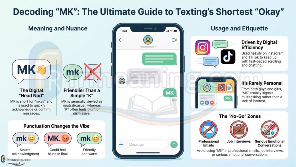 What Does MK Mean in Text
