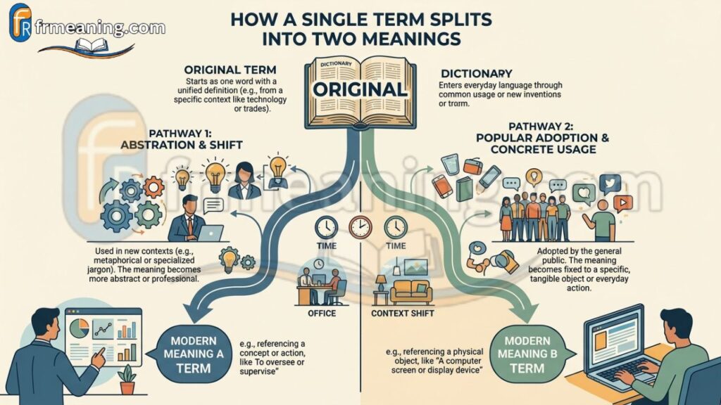 Why the Term Split Into Two Meanings