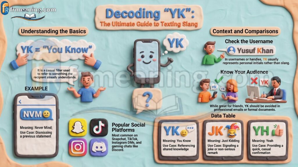 YK Meaning in Text