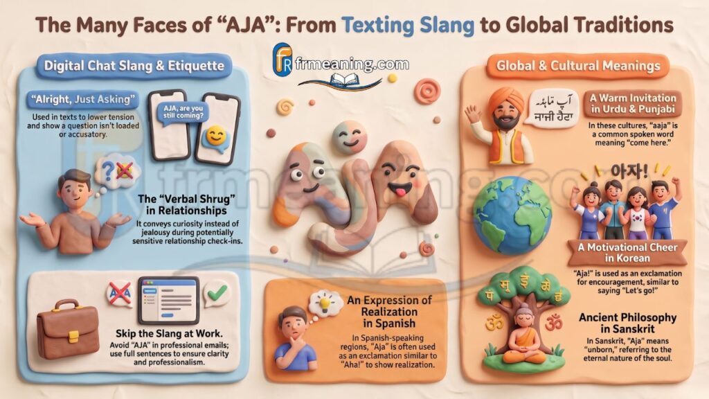AJA Meaning in Text