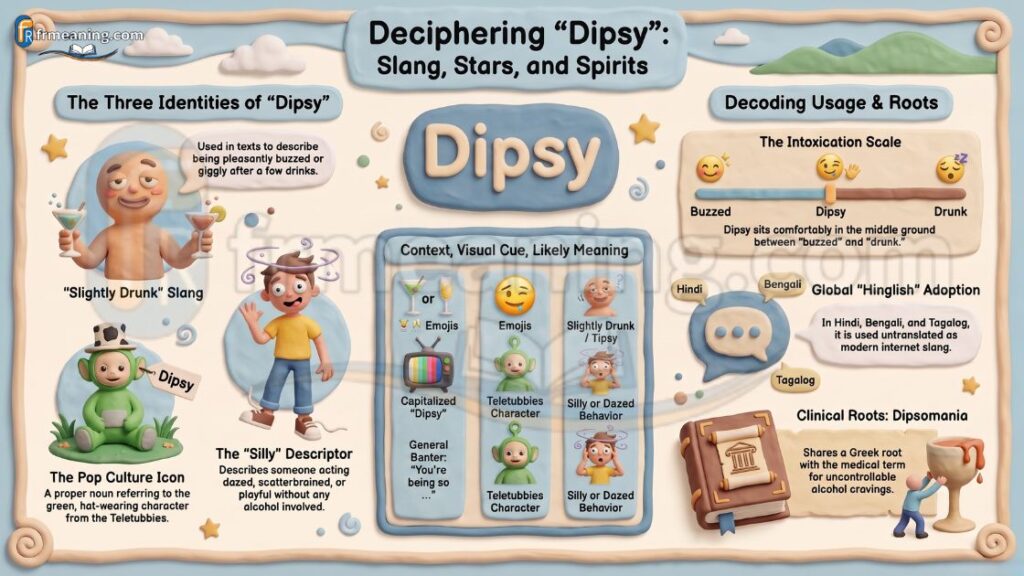 Dipsy Meaning