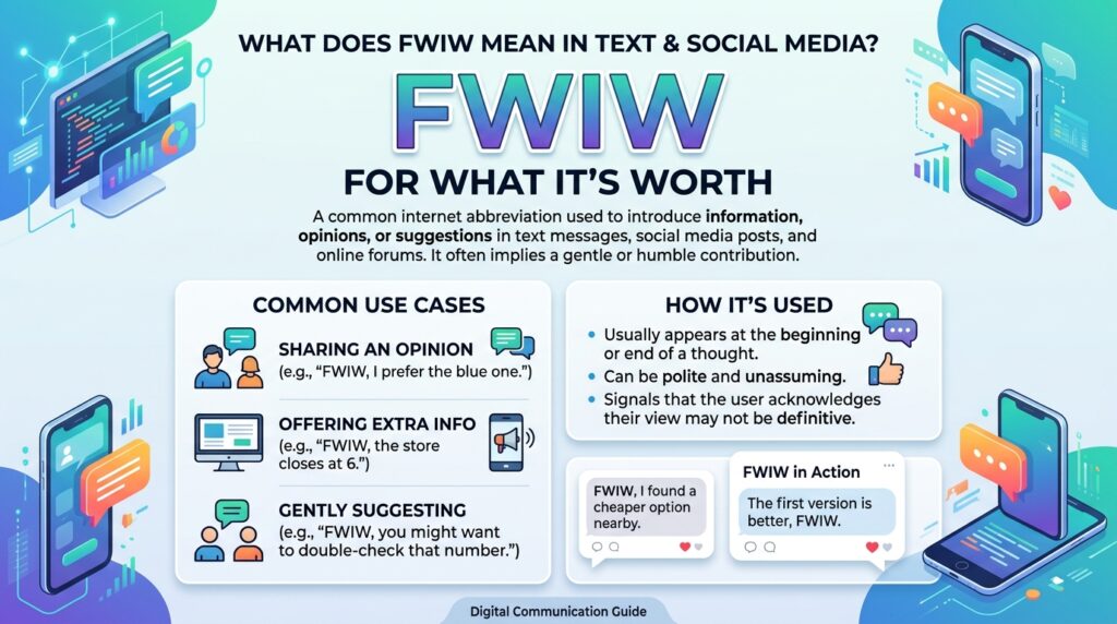 FWIW Meaning