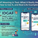 IDGAF Meaning in Text